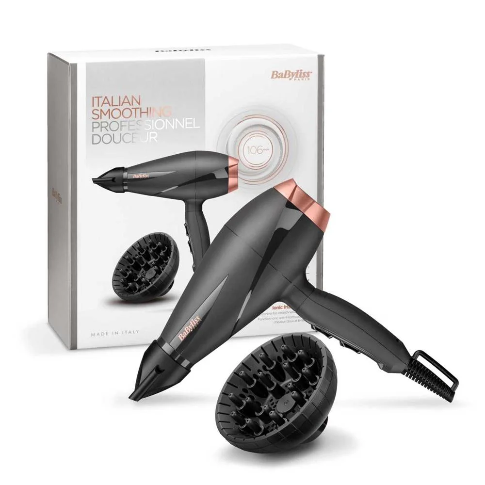 Babyliss 6709de Hair Dryer Black  Pink Gold 2100 W