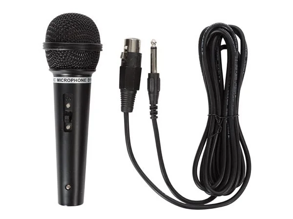 Microfone Dinâmico - Preto