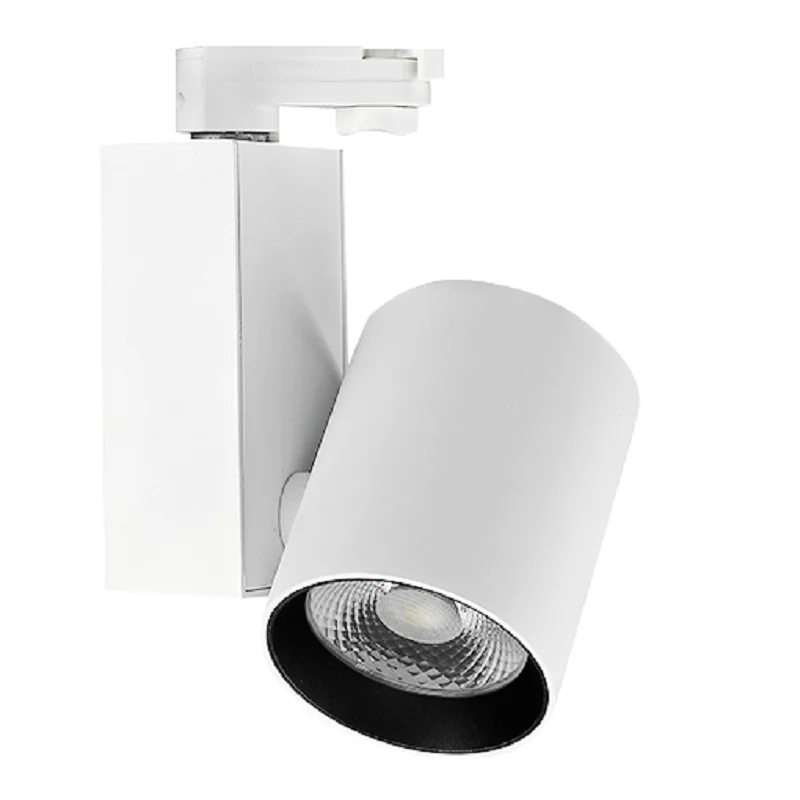 Projetor LED Silovia 35w 4000k Branco  P/ Calha Trifásica/3 Circuítos