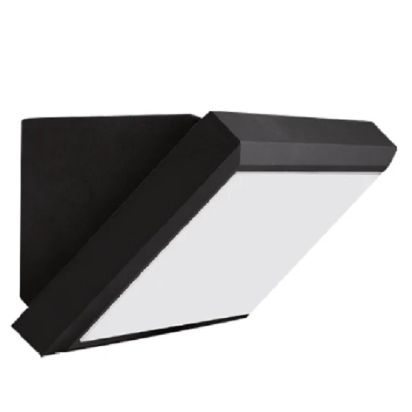 Aplique Led Muro Saliente Preto 12w 4000k 700lm