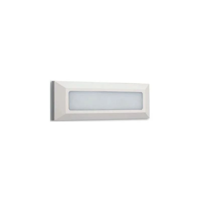 Aplique LED de Muro 3,8w 3000k Retangular Branco