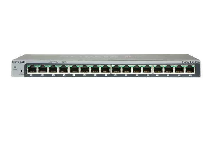 Netgear Gs116 Unmanaged Gigabit Ethernet (10/100/1000) Grey