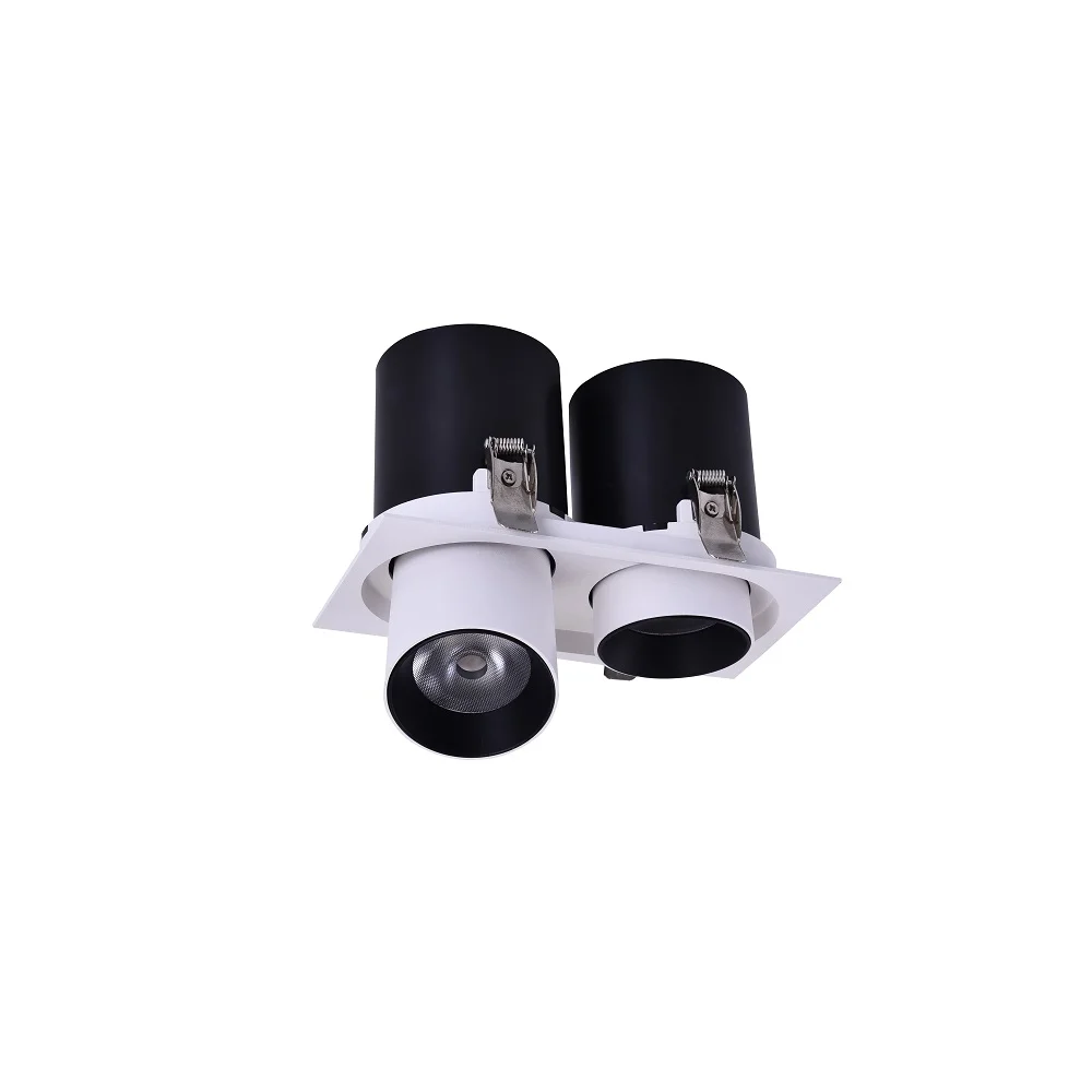 Downlight Led Prage Redondo 2x 12w 3000k