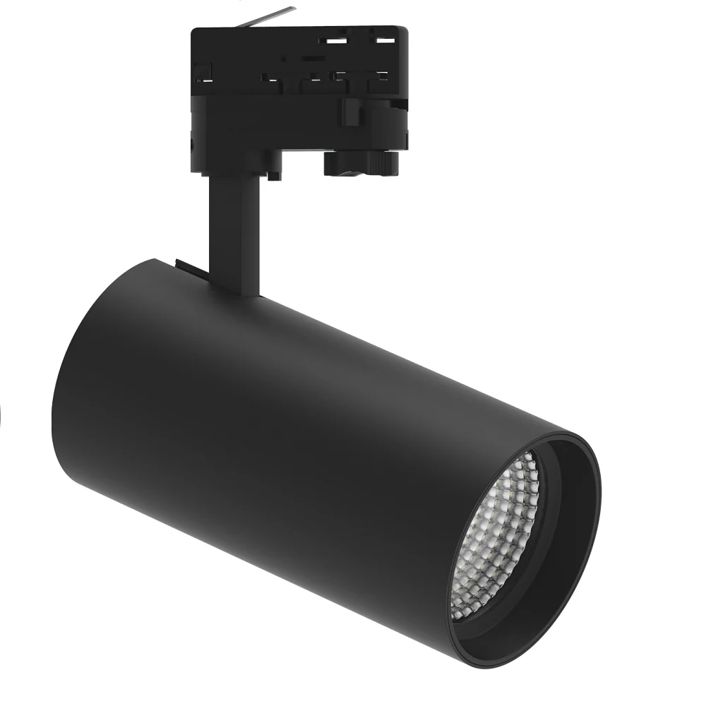 Projetor LED Massist 15w Cct3 Preto  P/ Calha Trifásica/3 Circuítos