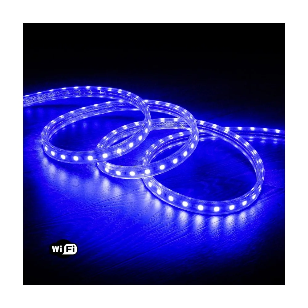 Fita LED 12v 14,4w/Metro Azul (5 Metros)