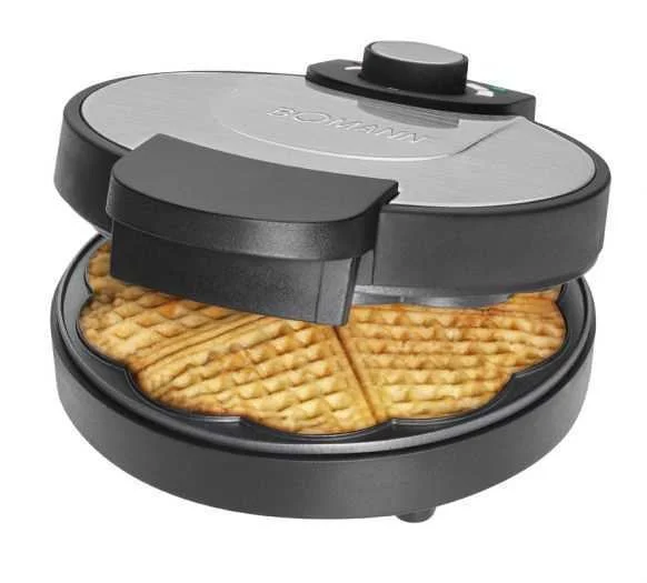 Máquina de Waffles Bomann Wa 1365 Cb Preto Inox