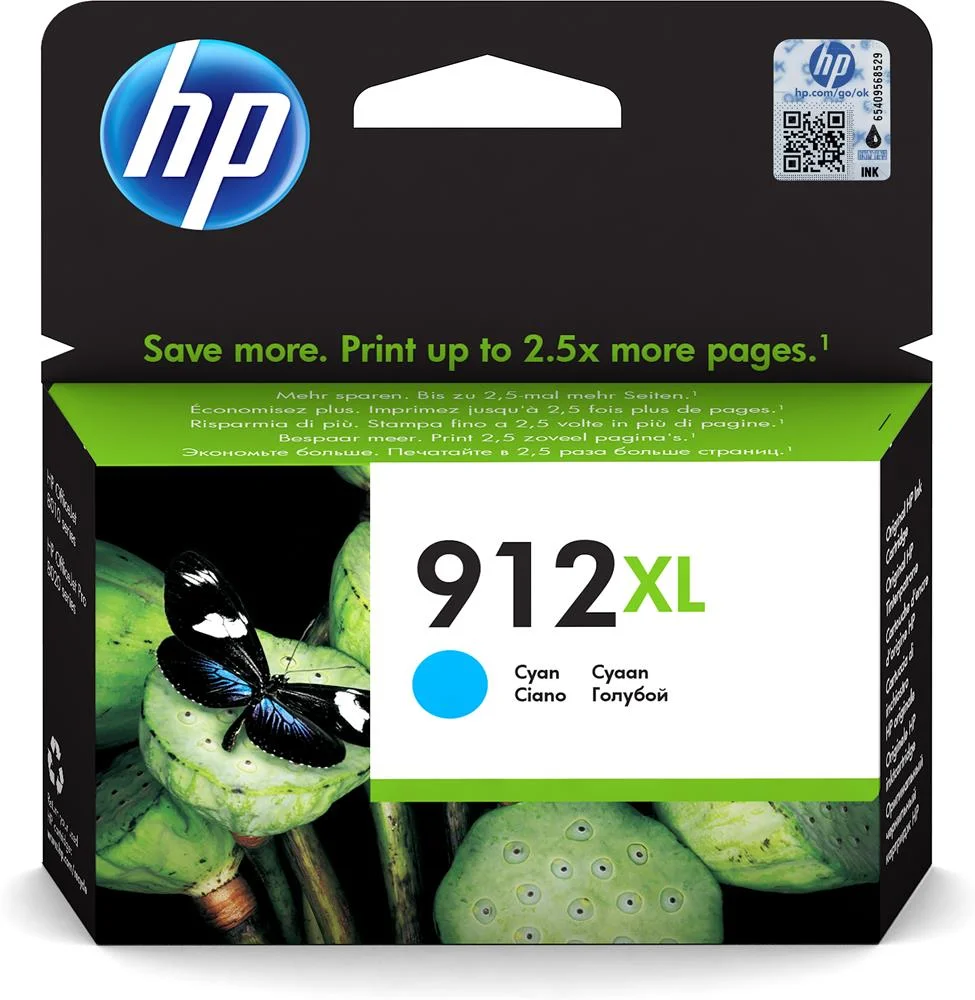Tinteiro Hp 912xl High Yield Cyan - 3yl81ae