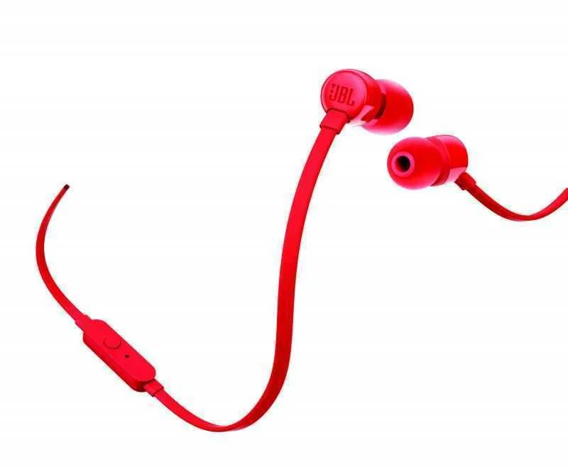 Auriculares Jbl T110 Vermelhos