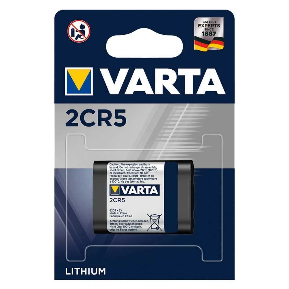 Pilha Varta Litio 2cr5 6.0v Blister 1 Un