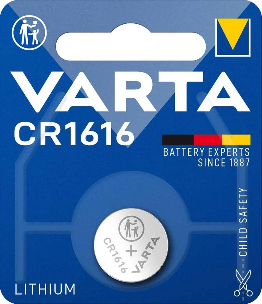 Pila de Botón de Litio Varta Cr1616 Cr1616 3 V 55.