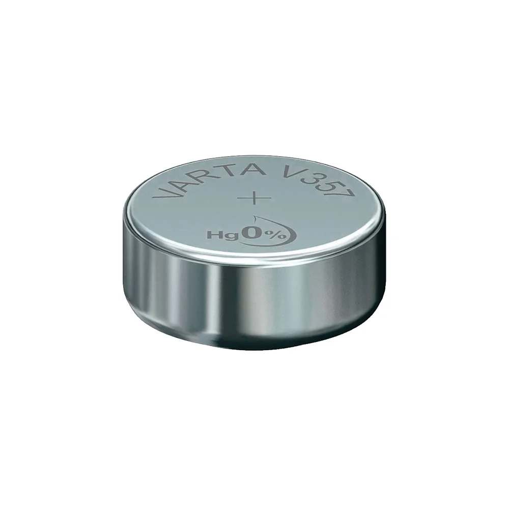 Pila de Óxido de Plata Sr44 | 1.55 V Dc | 155 Mah | 1 Pack | Reloj | Plata