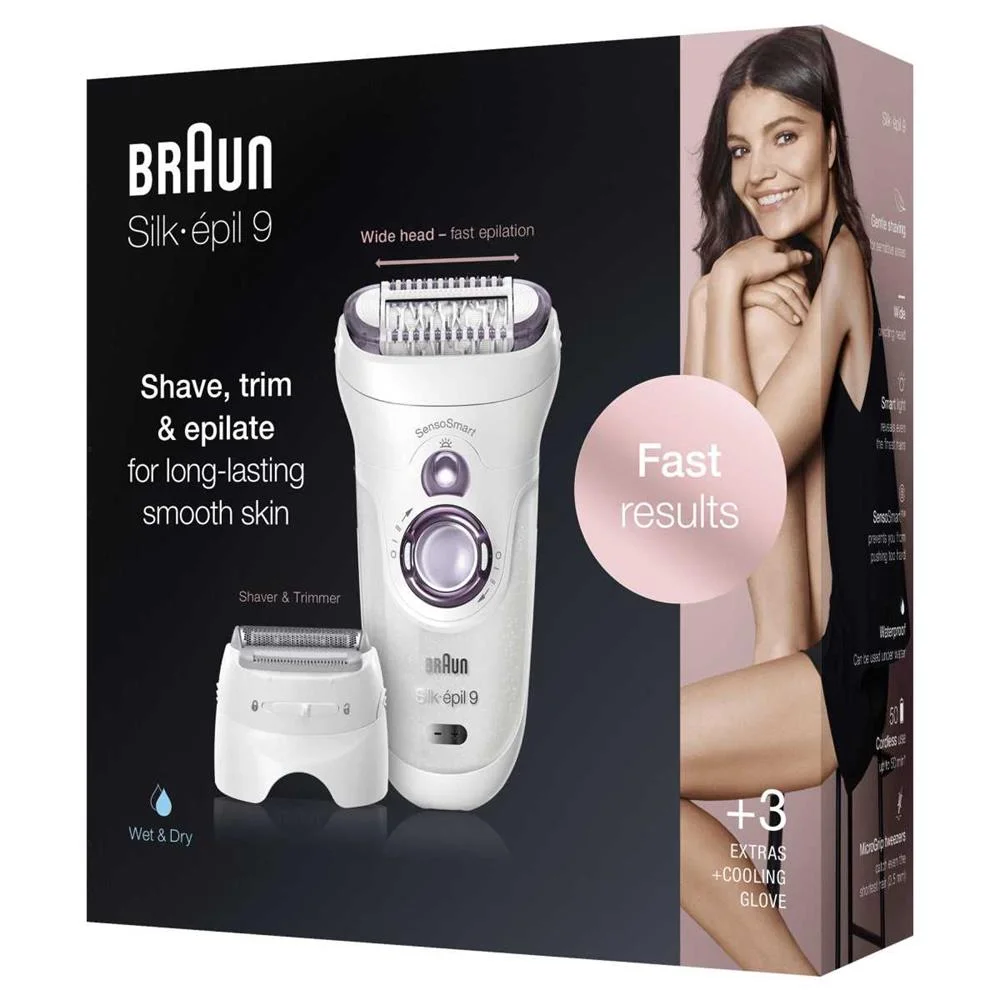 Braun Epilierer Silk-Epil Silkepil 9 (9-710) (9710) Sensosmart (285182)