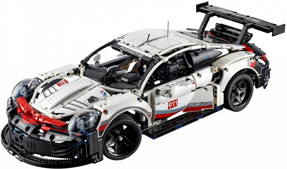 Jogo de Construção   Lego Technic 42096 Porsche 911 Rsr         Multicolor 
