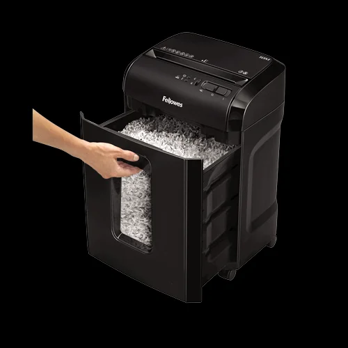 Fellowes Powershred 10m Paper Shredder Micro-Cut Shredding Black