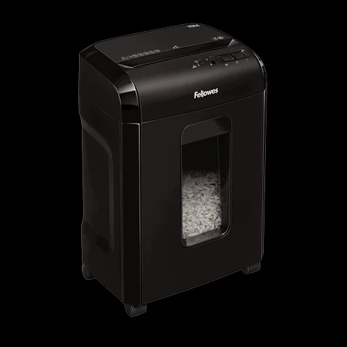 Fellowes Powershred 10m Paper Shredder Micro-Cut Shredding Black