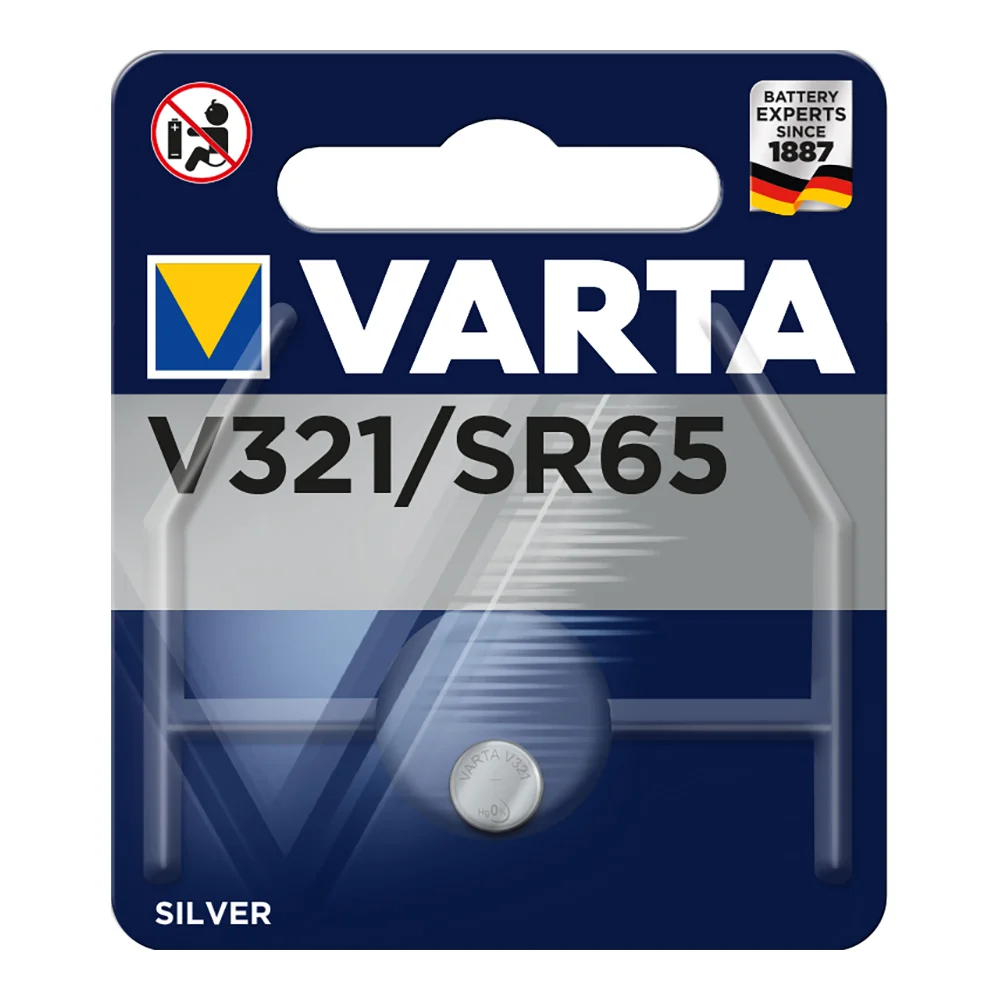 Pila de Óxido de Plata Sr65 | 1.55 V Dc | 13 Mah | 1 Pack | Reloj | Plata