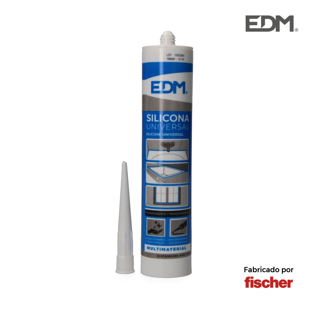 Silicone Universal Translúcida Edm 280ml L-061219