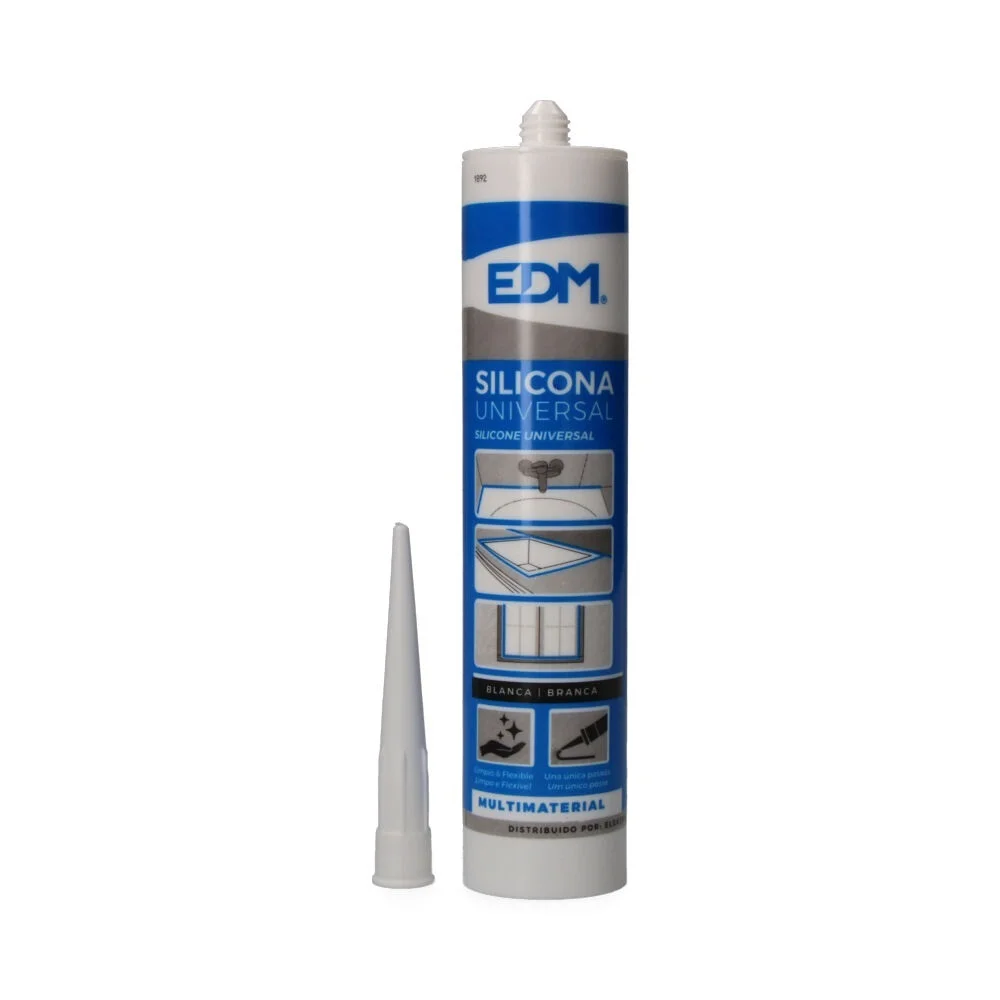 Silicone Universal Branco Edm 280ml L-061219