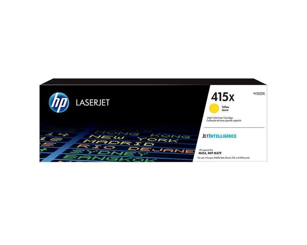 Hp Toner Cart. W2032x (415x) F?r Lj Pro M454dn/Dw/ M479fdn/Fdw Yellow High Capacity