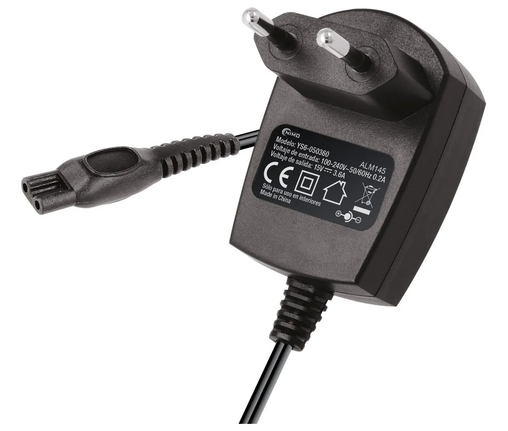Alimentador para Cortapelos 15vcc/360ma
