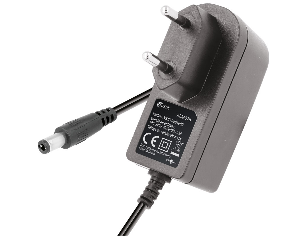 Fonte de Alimentação Eletrónica Universal 9vdc 1a