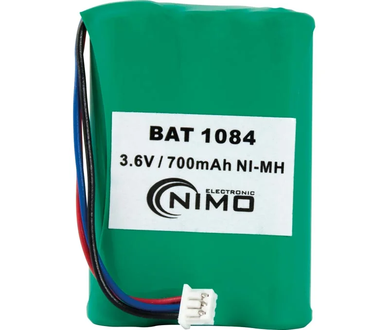 Bateria Ni-mh 3.6v 700mah Conetor De 3 Vias
