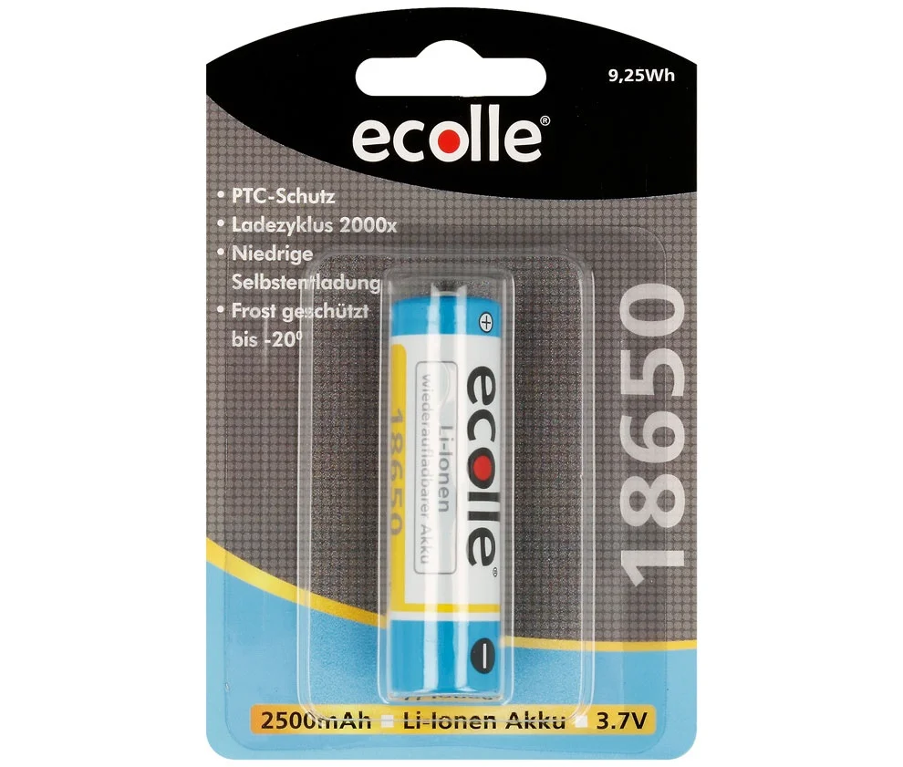 Bateria Litio-iao 3.7v 2500mah 18650