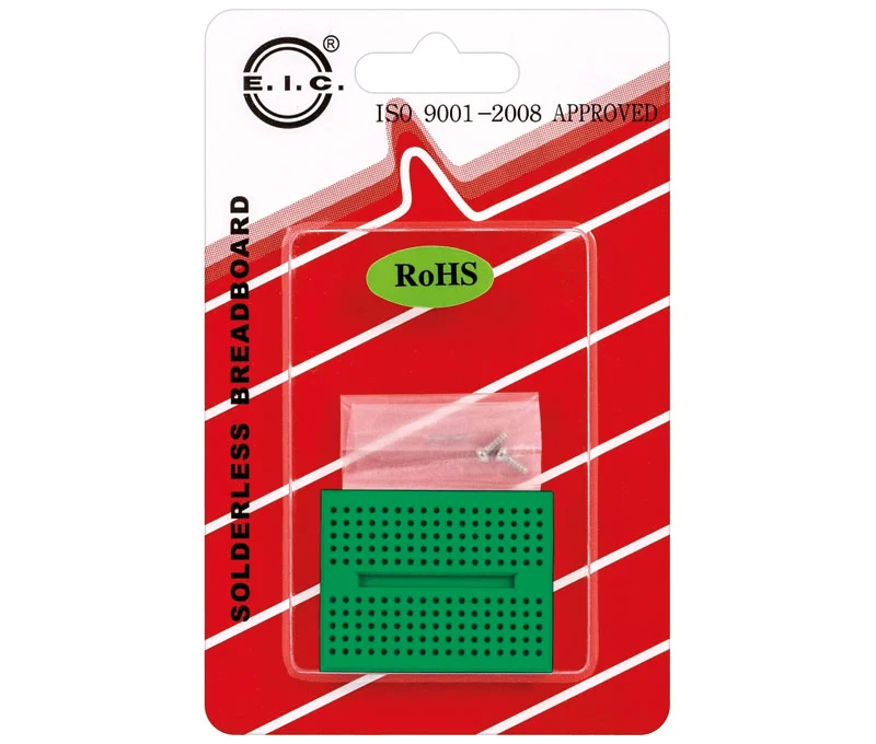 Placa Breadboard 170 Contatos 46x36mm Verde