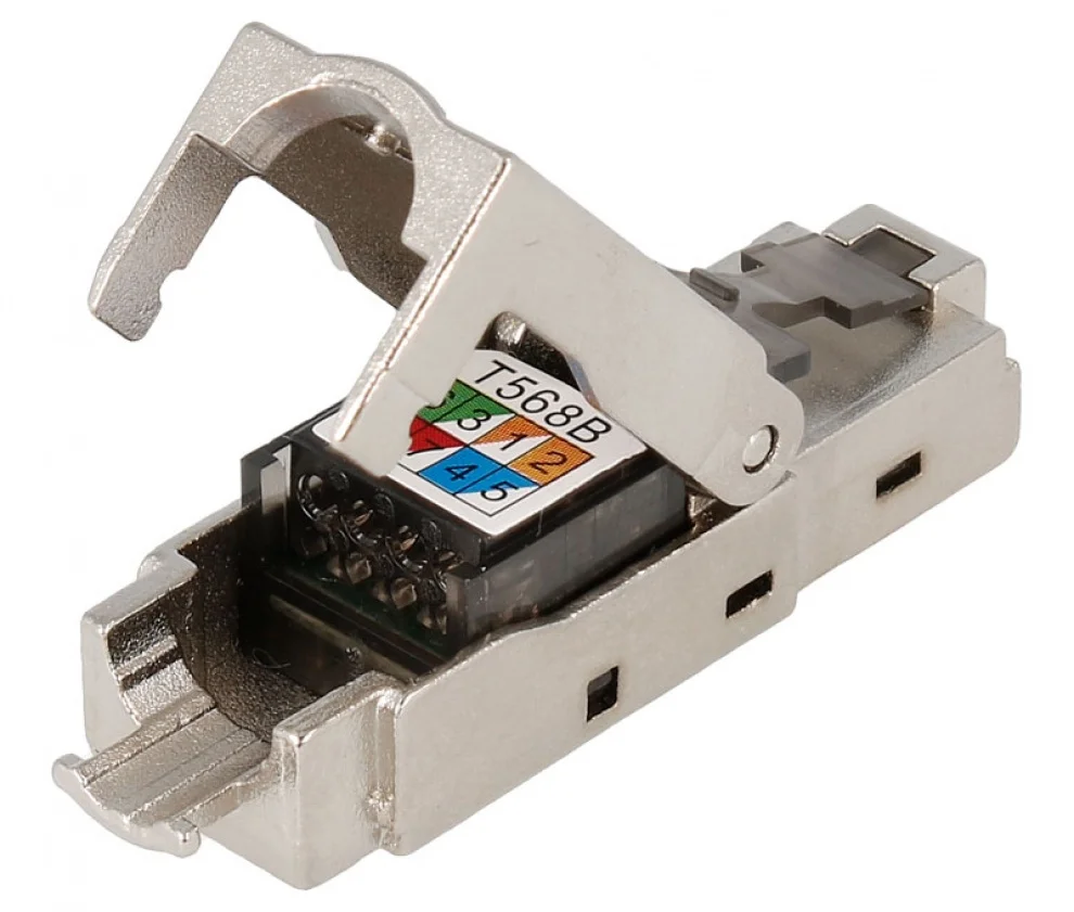 Conector Rj45 Cat.6 Ftp Macho Tool-Less
