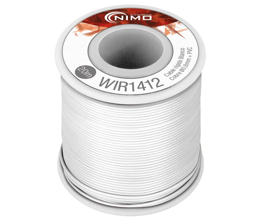 Bobine Fio Rigido Cobre 0,8mm P/ Montagens 20m