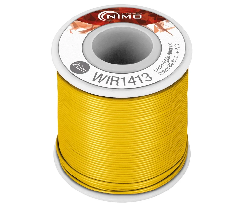 Bobine Fio Rigido Cobre 0,8mm  P/ Montagens 20m