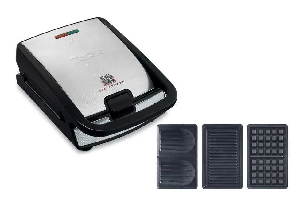 Tefal Snack Collection Sw 852 D Sandwich Maker 700 W Black Stainless Steel