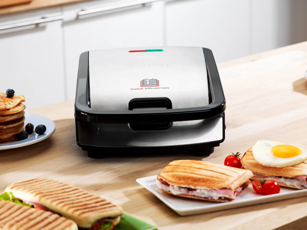 Tefal Snack Collection Sw 852 D Sandwich Maker 700 W Black Stainless Steel
