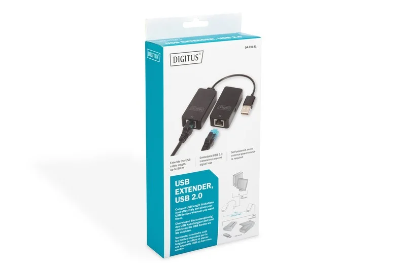 Digitus Extender Usb   Cat5/5e/6 (Utp, Stp O. Sfp) Bis 50m