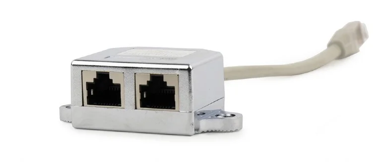 Adaptador Gembird Rj45 Macho a 2x Rj45 Hembra