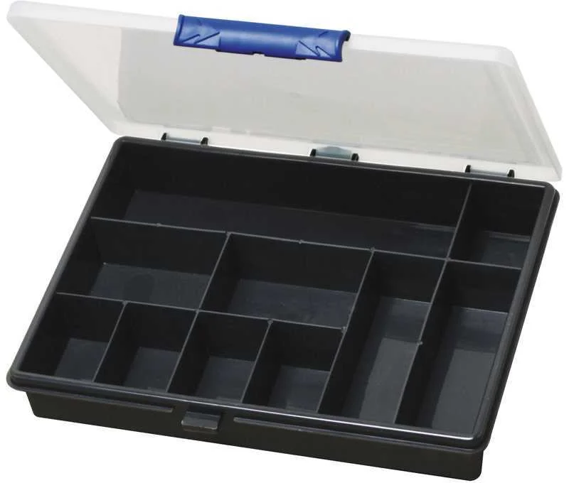 Caja Clasificadora Con 10 Departamentos Fijos