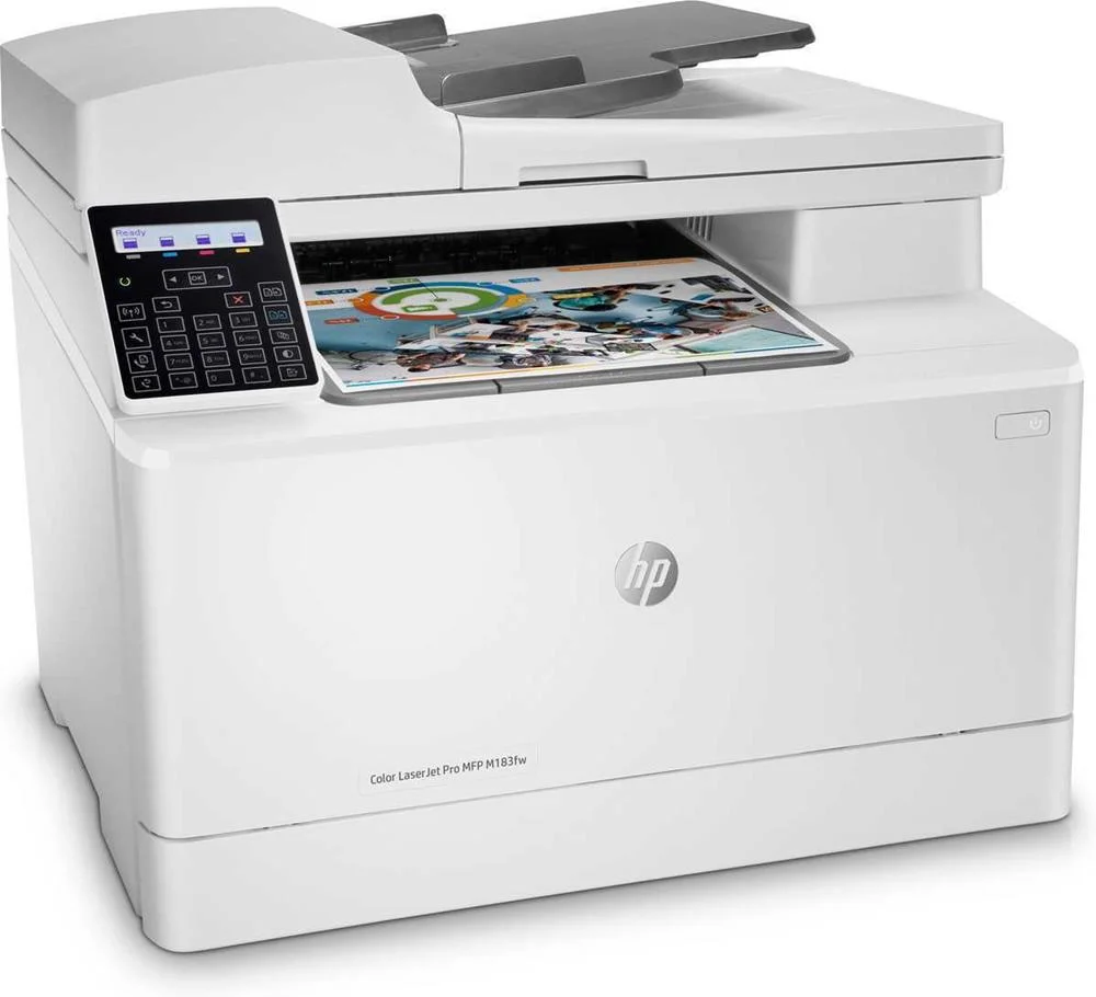 Multifunción Láser Color Hp Láserjet Pro M183fw Wifi/ Fax/ Blanca