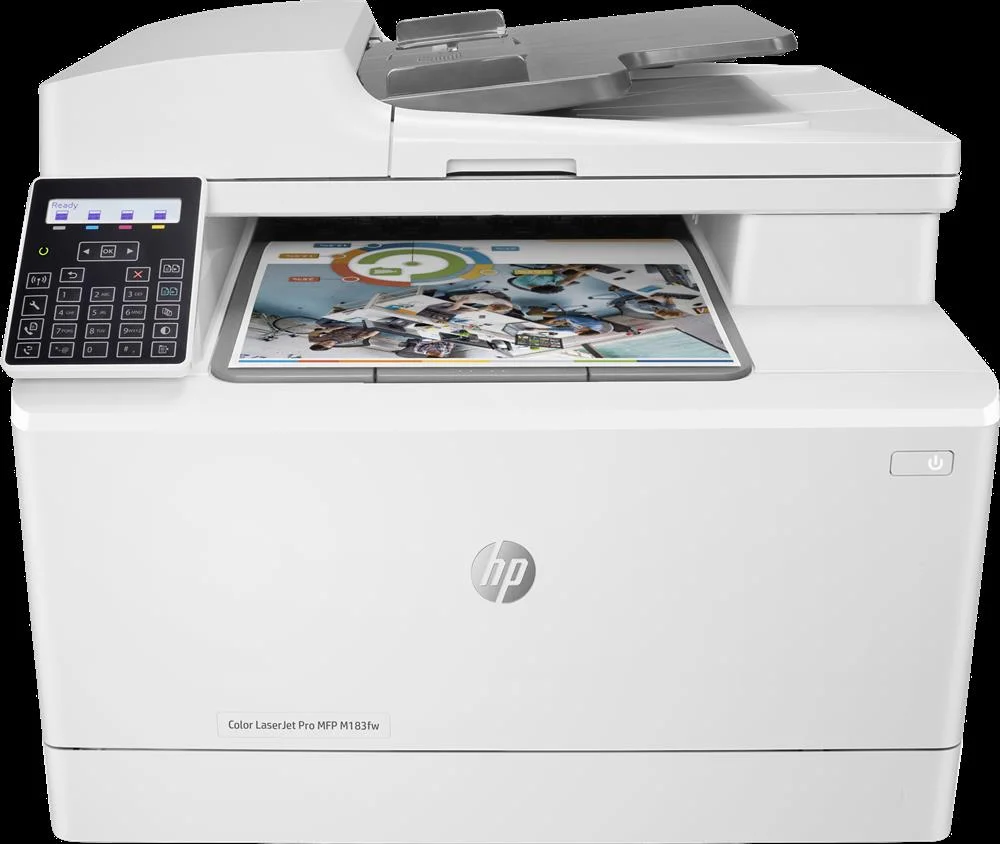 Multifunción Láser Color Hp Láserjet Pro M183fw Wifi/ Fax/ Blanca