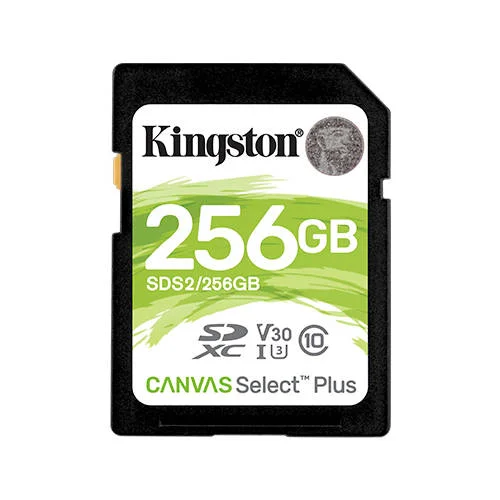 Kingston 256gb Sd Canvas Select Plus Class10 U3 - Sds2/256gb