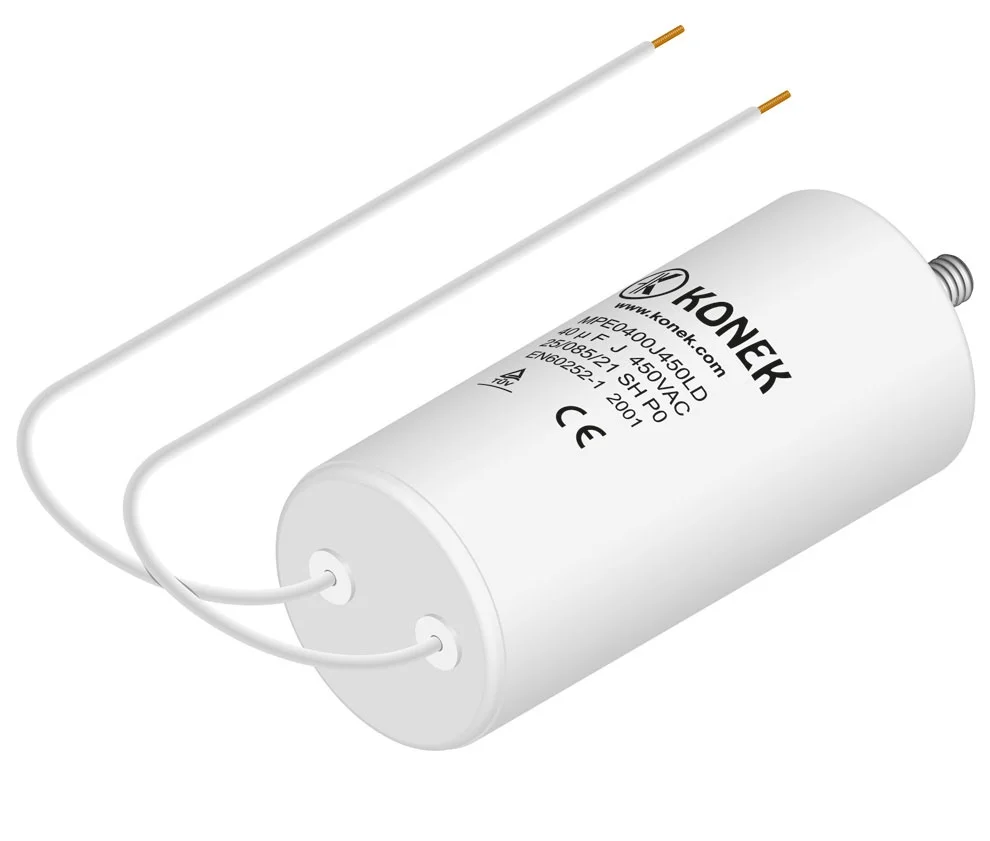 Condensador de Arranque Motor Con Cables
