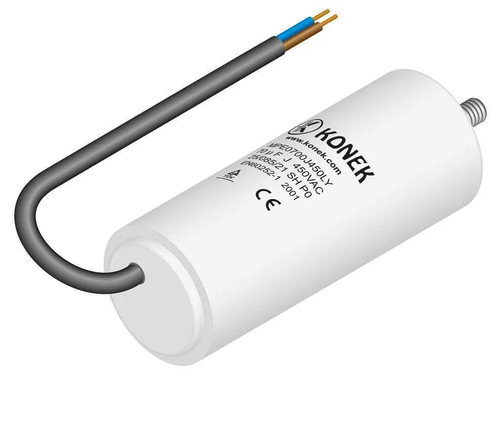 Condensador de arranque motor con manguera 2 hilos