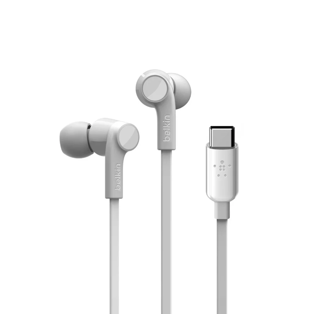 Auriculares com Microfone Belkin G3h0002btwht Branco 