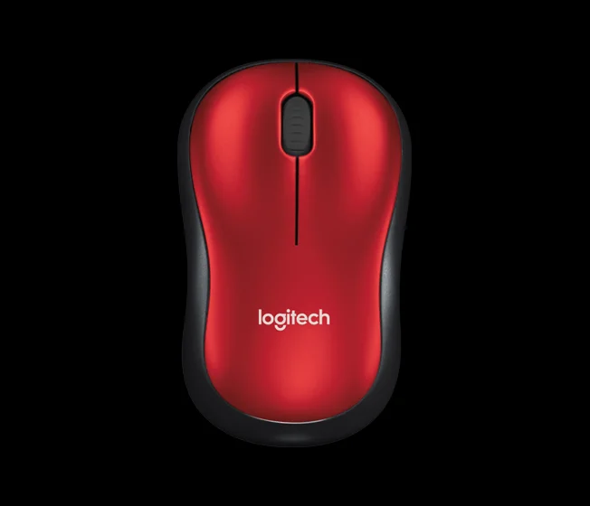 Rato Sem Fios Logitech M185 Vermelho