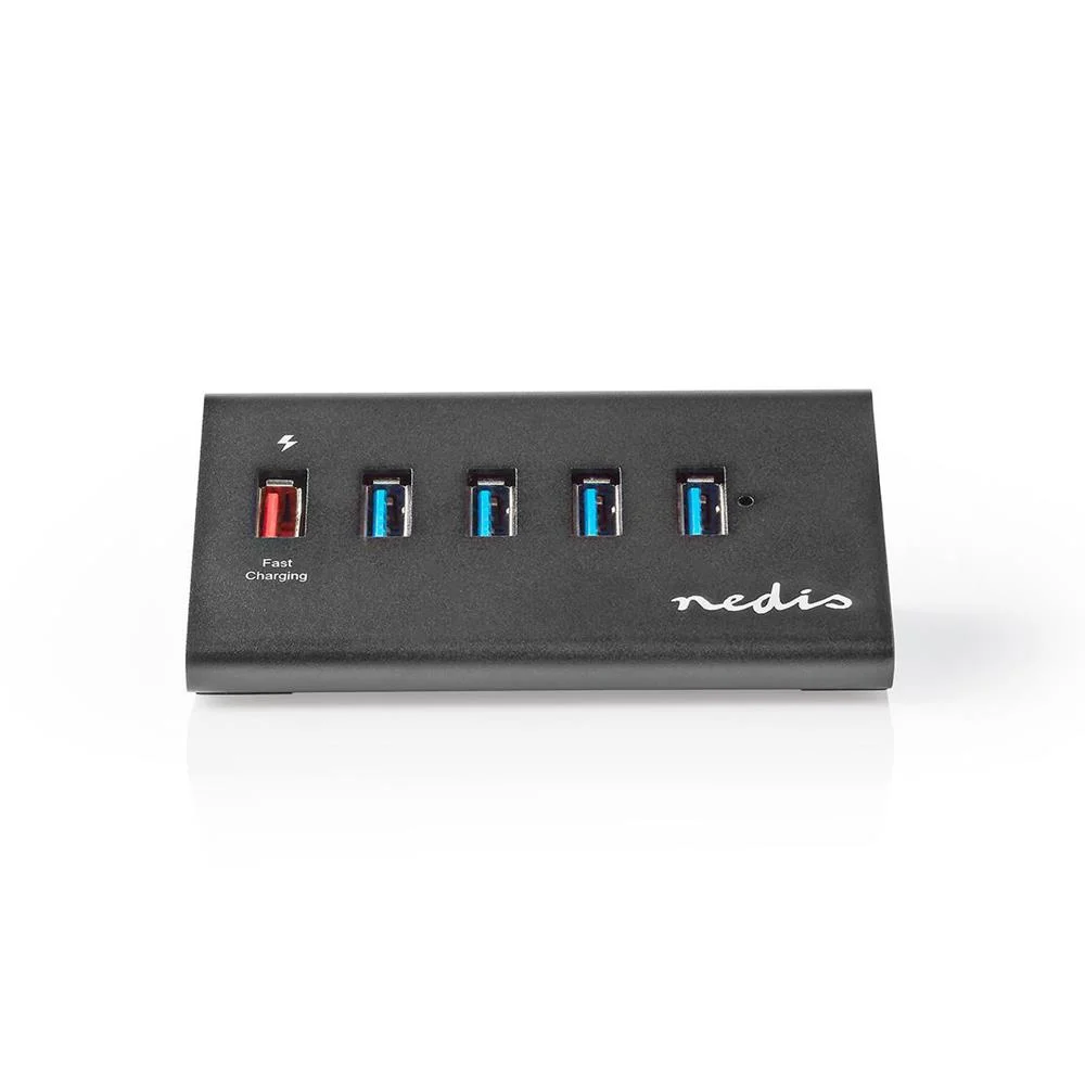 Concentrador Usb | Usb Micro-B Hembra | Usb-A Hembra | 5-Port Port(S) | Qc3.0 / Usb 3.2 Gen 1 | Alim