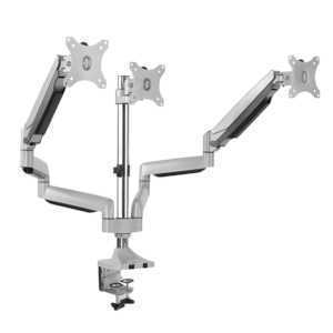 Soporte de Escritorio Ajustable para 3 Monitores