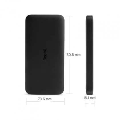 Xiaomi 10000mah Redmi Power Bank Black