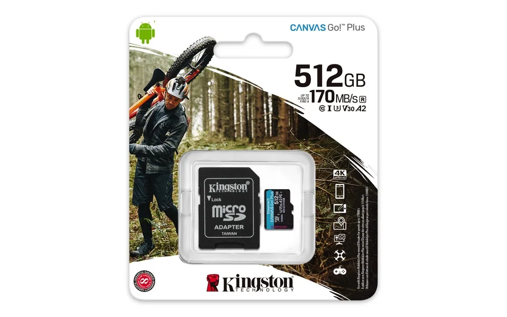 Cartão de Memória Microsdxc 512gb Classe 10 - Kingston