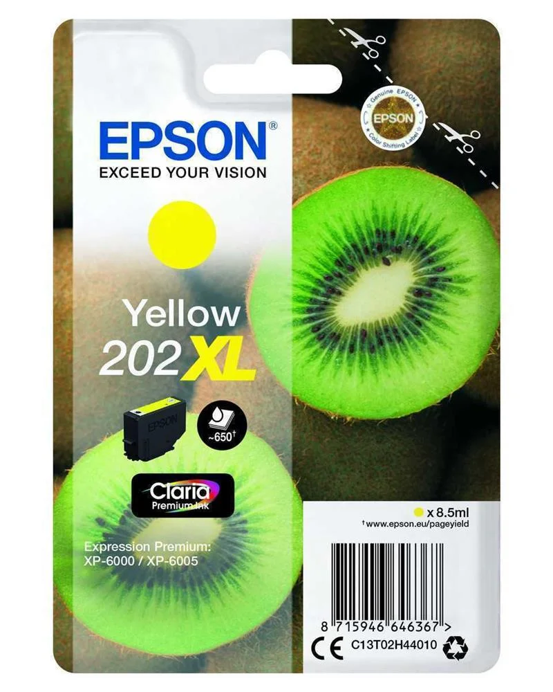 Tinteiro Epson 202 Amarelo Xl - Expression Premium Xp-600x/610x