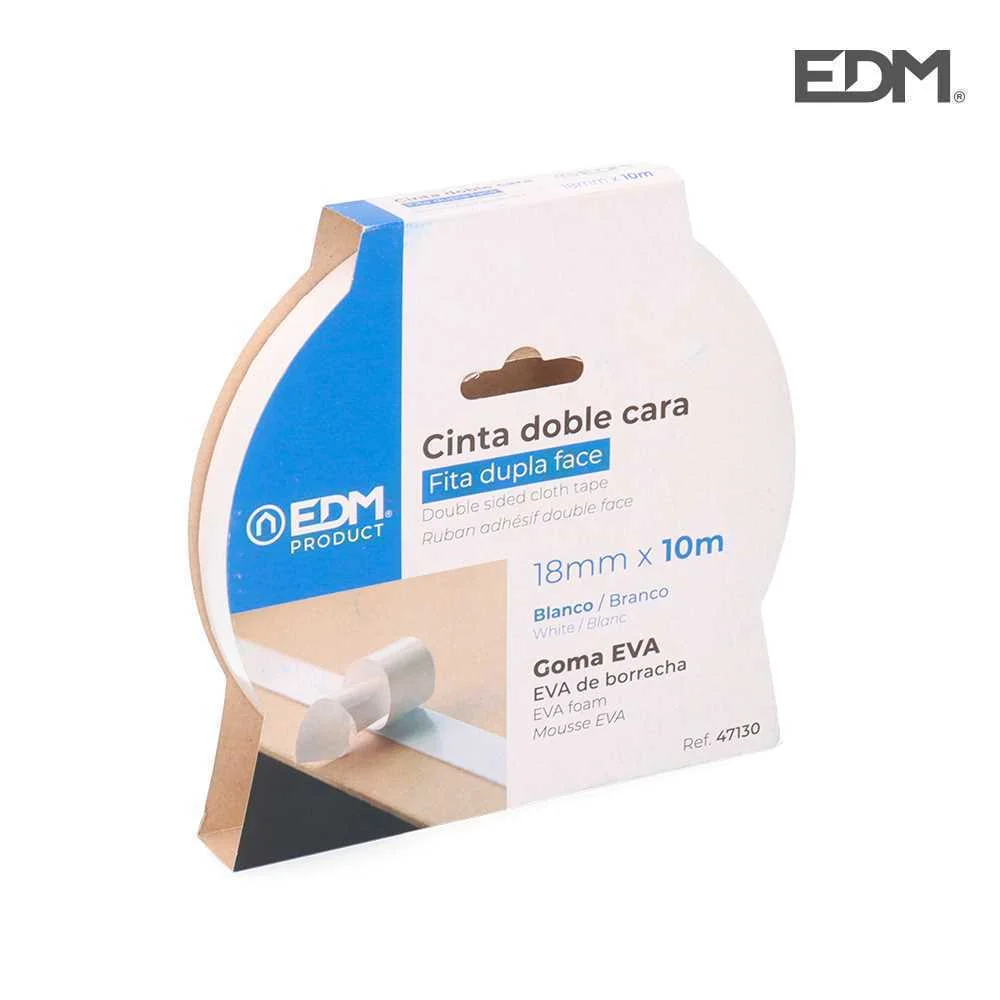 Fita Adesiva Dupla Face 10mx18mm Edm