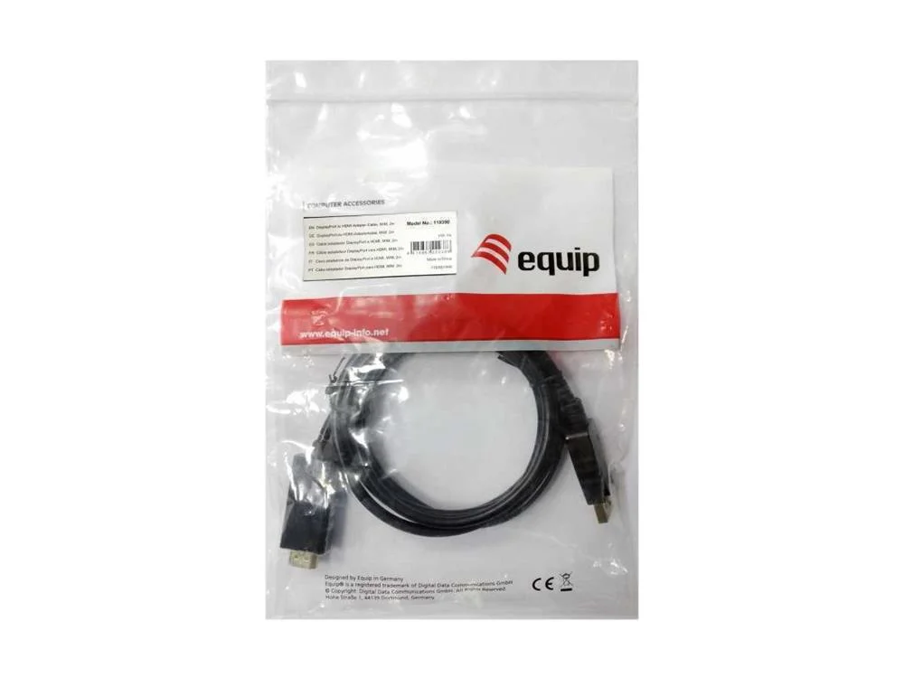 Equip Cabo Displayport - Hdmi 2mt Preto